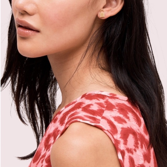 KATE SPADE • Lock And Spade Earrings - Picture 3 of 5